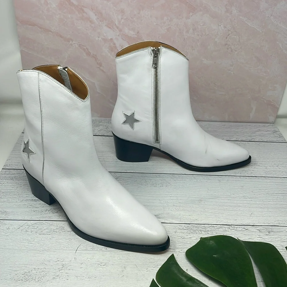 Thursday Boot Company Country Star Western Boots in White 8.5 S46 - Picture 1 of 11